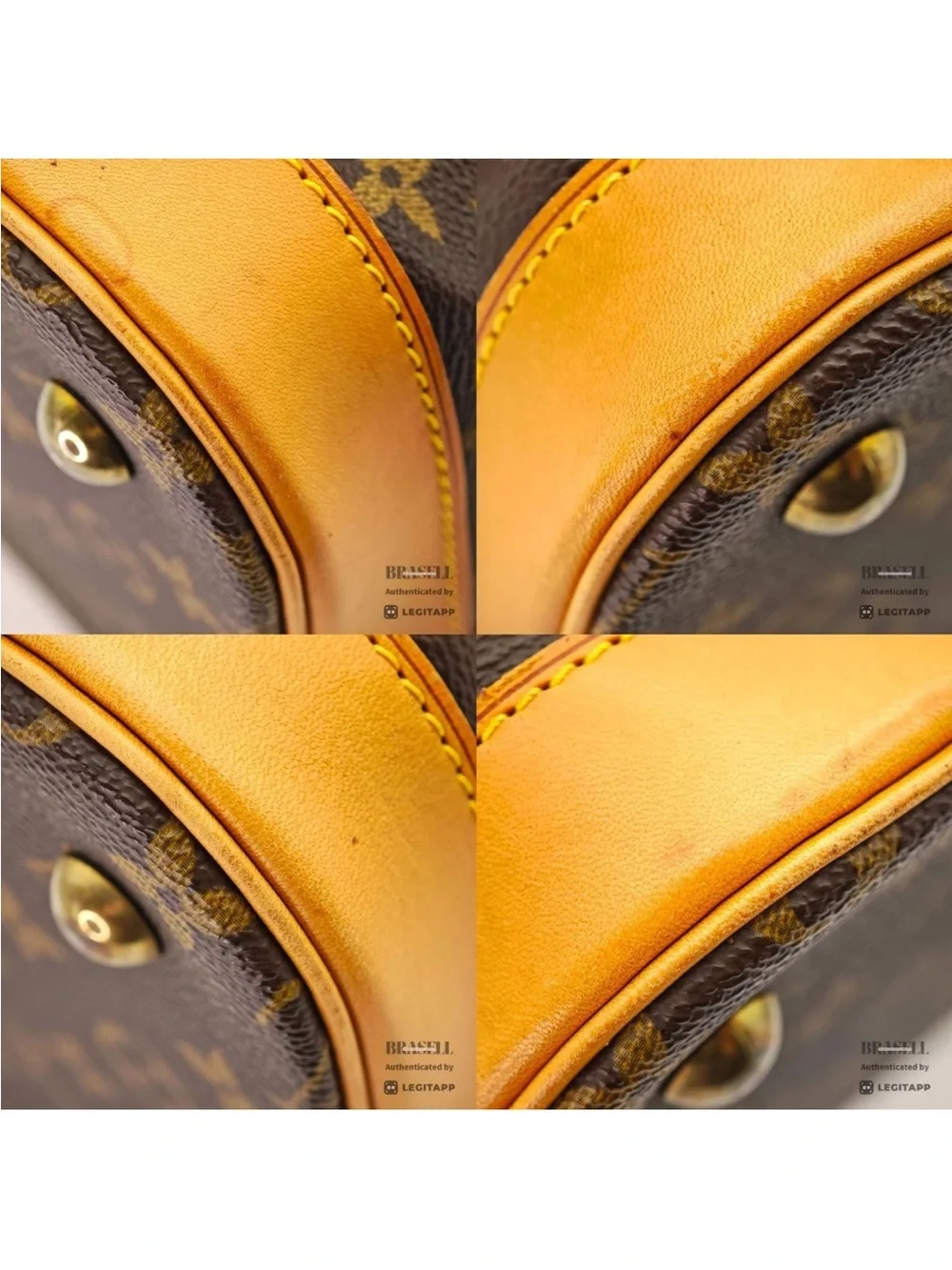 Louis Vuitton Brown Monogram Leather Travel Holdall Cruiser 40